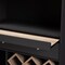 Baxton Studio Mattia Modern Dark Grey and Oak Finished Wood Wine Cabinet 150-9002 - alternate 8